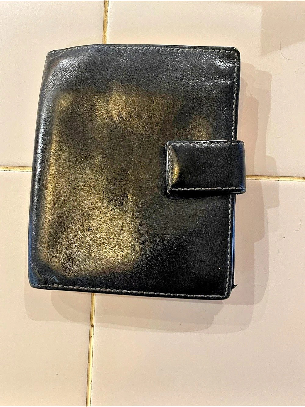 Salvatore Ferragamo Black Leather Wallet